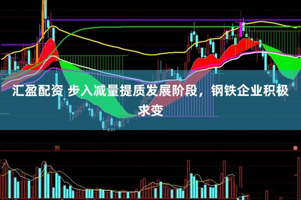 汇盈配资 步入减量提质发展阶段，钢铁企业积极求变